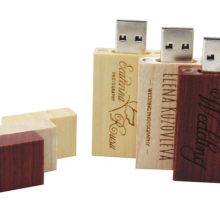 Professional Gift USB Flash Drive  Wide rectangle Shape 1GB 2GB 4GB 8GB wood USB Flash Usb Flash 2.0 Drive